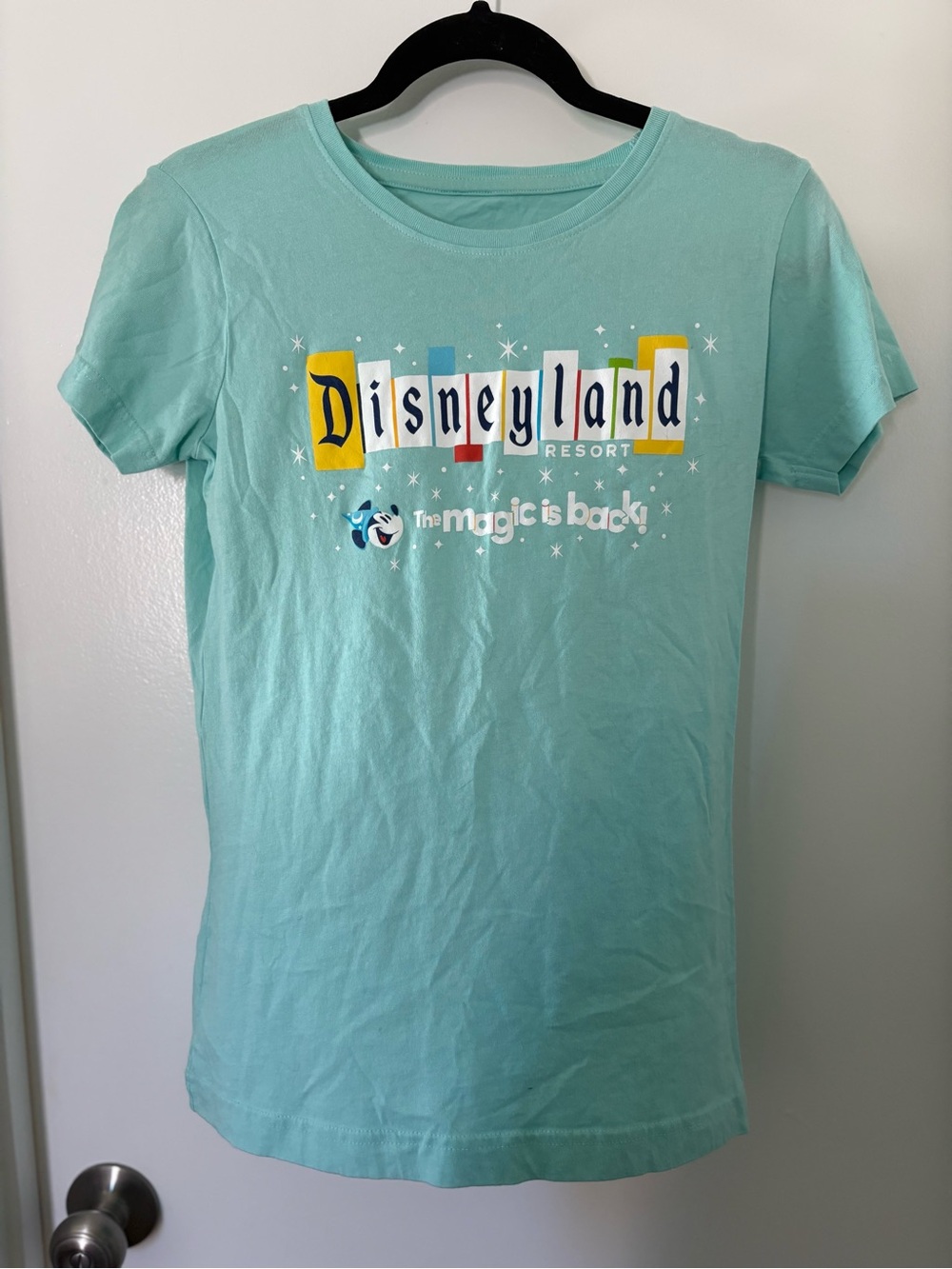 Disney Aqua Disneyland Resort Graphic Tee - 'The Magic is Back'